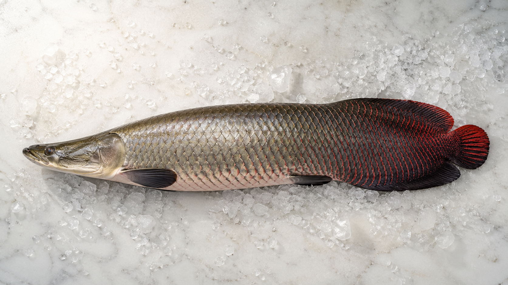 Foto de Pirarucu, pescado amazônico